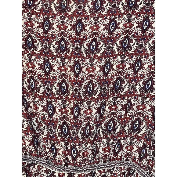 Max Studio Women's Floral Maxi Dress V-Neck Long Sleeve Size M - Picture 5 of 14